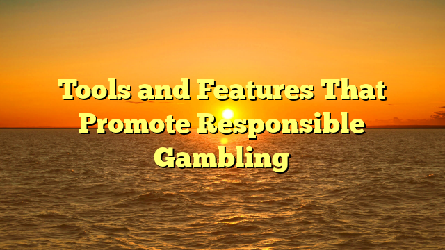 Tools and Features That Promote Responsible Gambling